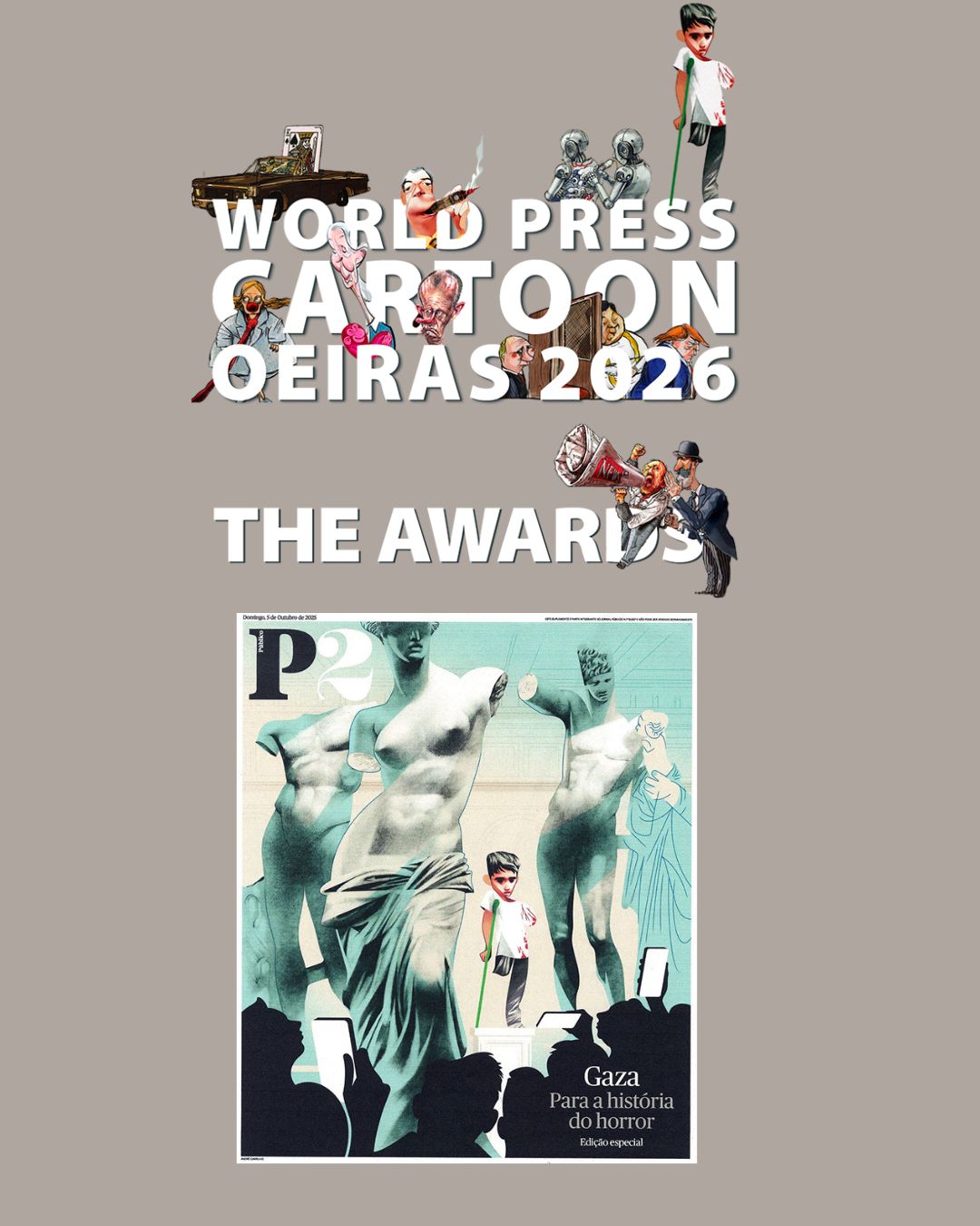 The World Press Cartoon 2026: ¡ya se han anunciado los ganadores!